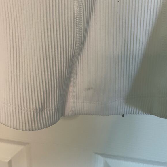 NWT Athleta Salutation Ribbed Jacket White Size XXS Athletic Jacket Full Zip - Picture 12 of 12